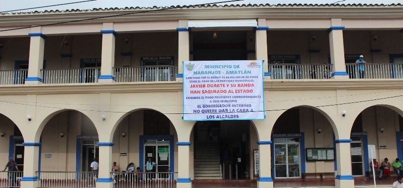 En quiebra ayuntamiento de Naranjos-Amatlán; alcalde exige el pago